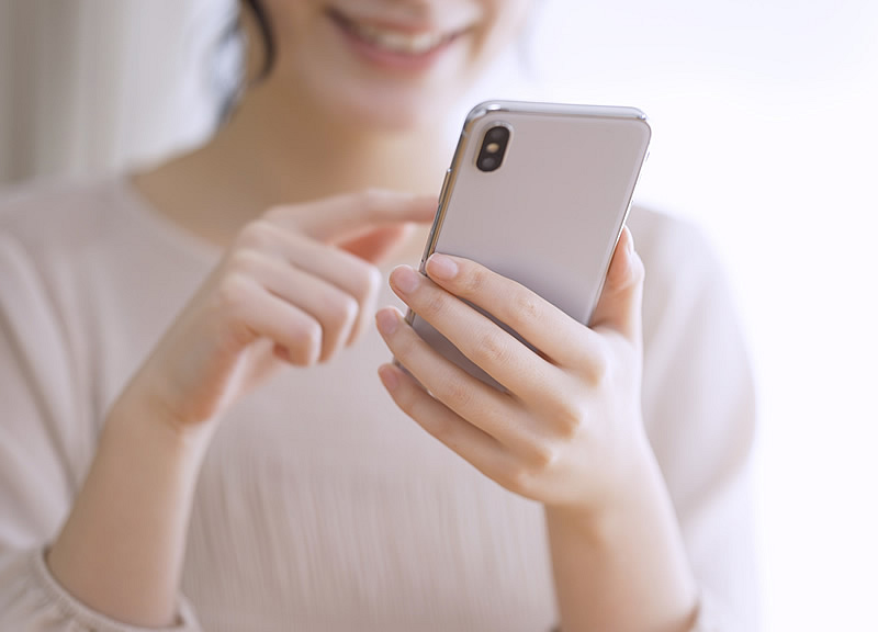 画像：インビザラインの疑似体験