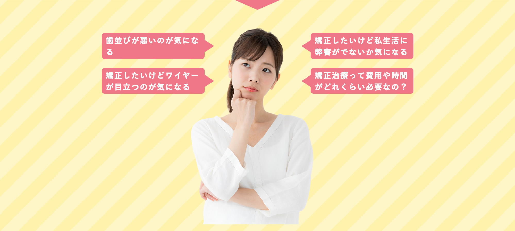 画像：歯並びのお悩みPC版